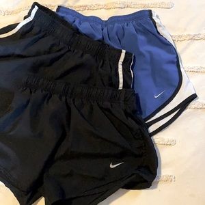Bundle of size small Nike track shorts